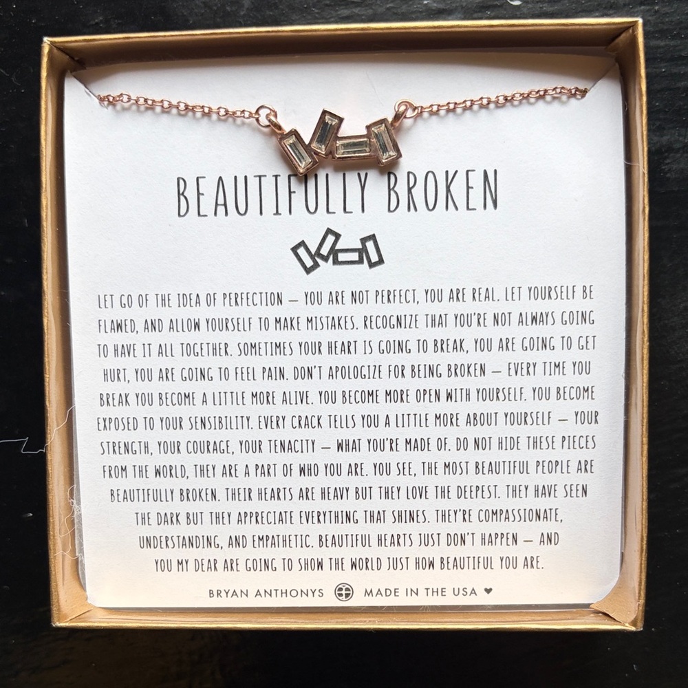 Bryan Anthonys Rose Gold Beautifully Broken Necklace